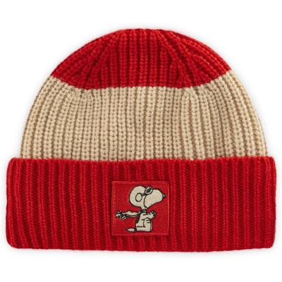 Codello Codello Peanuts™ Mütze aus weicher Wollmischung in Rippenstrick Rot 1 Stück Codello Codello Peanuts™ Mütze aus weicher Wollmischung in Rippenstrick Rot 1 Stück