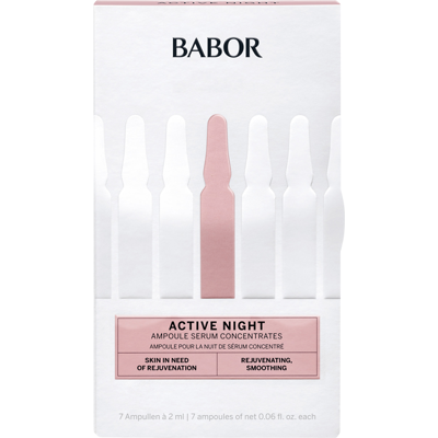 BABOR Active Night Ampoule - Hautserum für Frauen - Unterstützt Regeneration BABOR Active Night Ampoule - Hautserum für Frauen - Unterstützt Regeneration