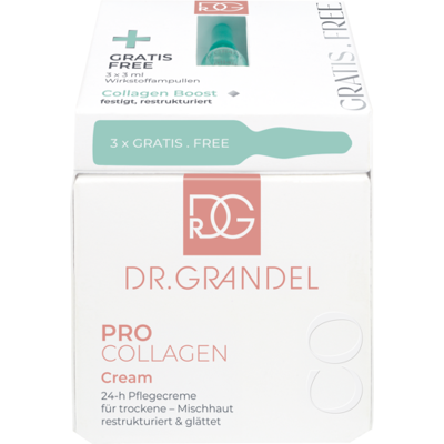 DR. GRANDEL Pro Collagen Cream + 3 Ampullen Collagen boost gratis 2 Artikel im Set DR. GRANDEL Pro Collagen Cream + 3 Ampullen Collagen boost gratis 2 Artikel im Set