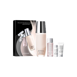 Sensai Cellular Performance Emulsion IIII Set = Emulsion III 100 ml + S.Purif.Cleans.Oil 8 ml + S.Purif.Creamy Soap 8 ml + Cell.Perf.Lotion II 20 ml 4 Artikel im Set