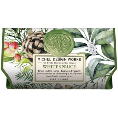 Michel Design Works Bath Soap White Spruce Seasonal 0.245 kg Michel Design Works Bath Soap White Spruce Seasonal 0.245 kg