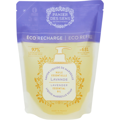 Panier des Sens Huile Essentielle Lavande Savon Liquide de Marseille Refill 0.5 l Panier des Sens Huile Essentielle Lavande Savon Liquide de Marseille Refill 0.5 l