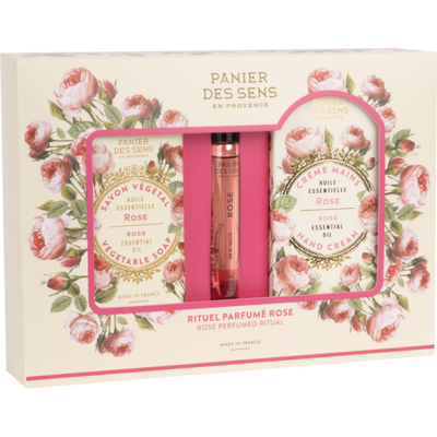 Panier des Sens Huile Essentielle Rose Set 3 Artikel im Set Panier des Sens Huile Essentielle Rose Set 3 Artikel im Set