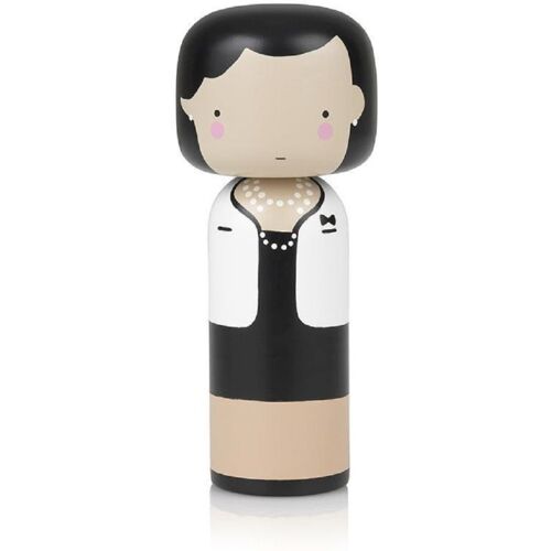 Lucie Kaas SKETCH INC Kokeshi Holzfigur - Coco large - Höhe 21,5 cm