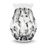 Björn Wiinblad Rosalinde Vase - silber - Höhe 26 cm - Ø19,5 cm