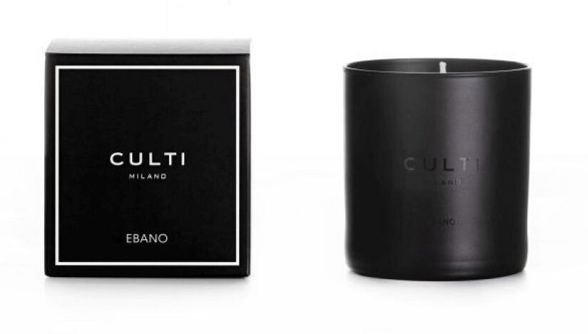 CULTI Ebano Coloured Candle black Duftkerze - 270 g