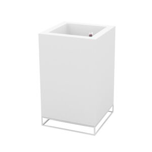 Vondom VELA HIGH CUBE Pflanzengefäß mit Selbstbewässerung - weiß - 60x60x100 cm