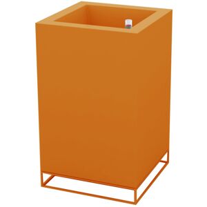 Vondom VELA HIGH CUBE Pflanzengefäß mit Selbstbewässerung - orange - 60x60x100 cm