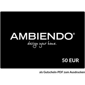 AMBIENDO Home AMBIENDO Geschenkkarte - per Post oder zum Ausdrucken - 50 € - per Mail zum Ausdrucken