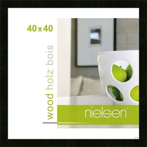 Nielsen Design Essential Holz-Bilderrahmen - schwarz - Rahmen: 43,6 x 43,6 cm - für Bilder bis 40 x 40 cm