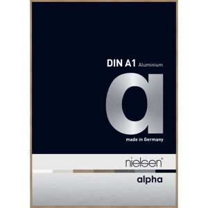 Nielsen Design Nielsen Alpha Aluminium-Bilderrahmen - Eiche - Rahmen: 60,3 x 85 cm - für Bilder bis 59,4 x 84,1 cm