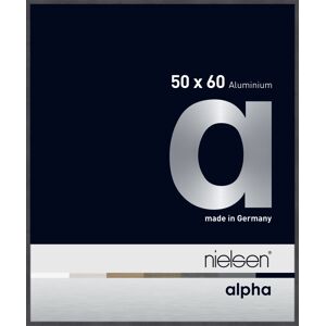 Nielsen Design Nielsen Alpha Aluminium-Bilderrahmen - grau - Rahmen: 50,9 x 60,9 cm - für Bilder bis 50 x 60 cm