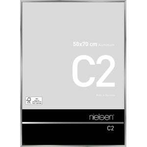 Nielsen Design Nielsen C2 Aluminium-Bilderrahmen - silberfarben - Rahmen: 50,8 x 70,8 cm - für Bilder bis 50 x 70 cm