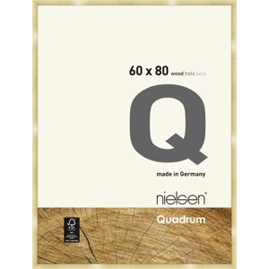 Nielsen Design Quadrum Holz-Bilderrahmen - goldfarben - Rahmen: 62,2 x 82,2 cm - für Bilder bis 60 x 80 cm
