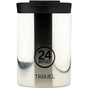 24 Bottles Travel Tumbler Platinum Trinkbecher - platin - 350 ml