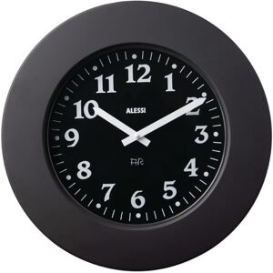 Alessi MOMENTO Wanduhr - black - Ø 40 cm - Tiefe 6,5 cm