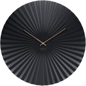 Karlsson Sensu Wanduhr - steel black - Ø 50 cm