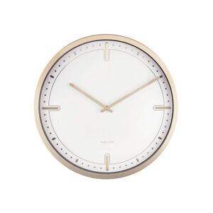 Karlsson Dots & Batons Wanduhr - White - Ø 42 cm - Tiefe 4,3 cm