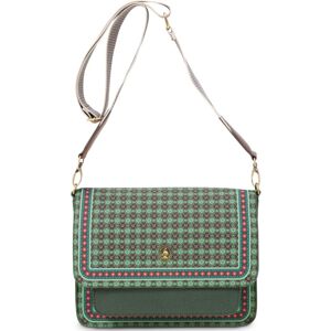 Pip Studio Clover Schultertasche - green - 25x7x20cm