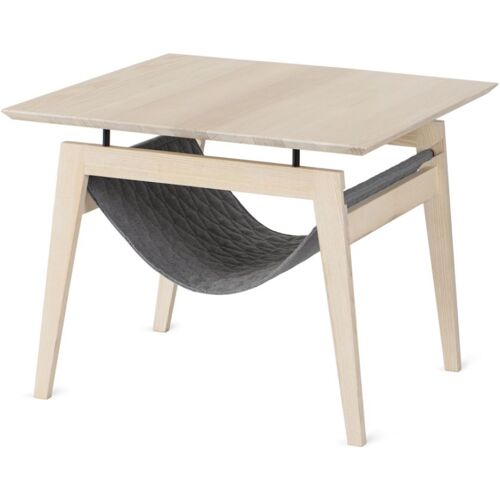 Labbvenn KIKKO Tisch mit Katzenbett - anthracite - 60x60x47 cm