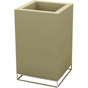 Vondom VELA HIGH CUBE Pflanzengefäß - kaki - 60x60x100 cm