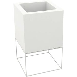 Vondom VELA CUBE BASIC Pflanzengefäß - eis - mit RGB LED + Akku - 60x60x100 cm