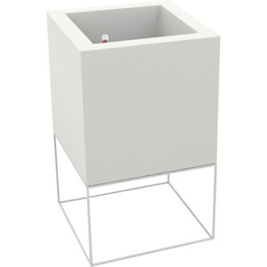 Vondom VELA CUBE Pflanzengefäß mit Selbstbewässerung - weiß - 60x60x100 cm