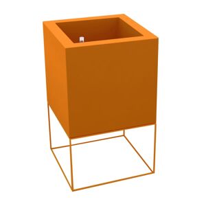 Vondom VELA CUBE Pflanzengefäß mit Selbstbewässerung - orange - 60x60x100 cm