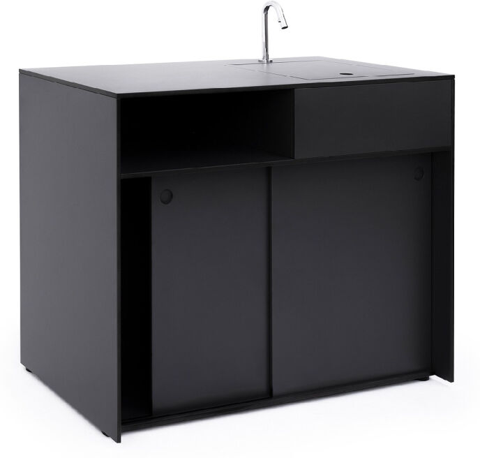 Conmoto TICINO Kitchen Water Outdoorküchen-Modul mit Spülbecken - anthrazit - Höhe 95 cm x Breite 120 cm x Tiefe 60 cm