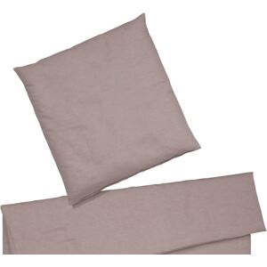 elegante Breeze Kinderbettwäsche aus Halbleinen - blush - 100x135 / 40x60 cm