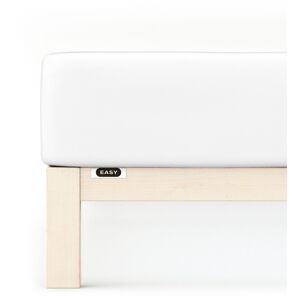 schlafgut EASY Jersey Spannbettlaken - full white - 90-100x190-200 cm