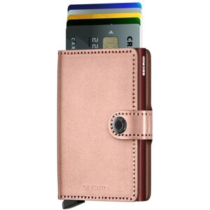 SECRID Miniwallet Metallic Geldbörse / Portemonnaie - rose - 6,5x10,2x2,1 cm