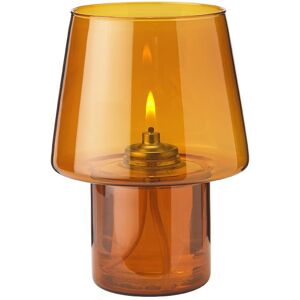 RIG-TIG by stelton VIVA hurricane Windlicht - amber - Ø 16,5 - Höhe: 10,5 cm