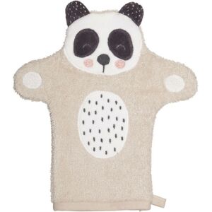 Södahl Penny Panda Kinder-Waschhandschuh - natur - 11x21 cm