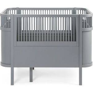 Sebra Baby & Junior Kinderbett - höhenverstellbar - classic grey - Höhe 88 cm - 115x75,8 cm