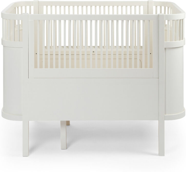 Sebra Baby & Junior Kinderbett - höhenverstellbar - classic white - Höhe 88 cm - 115x75,8 cm