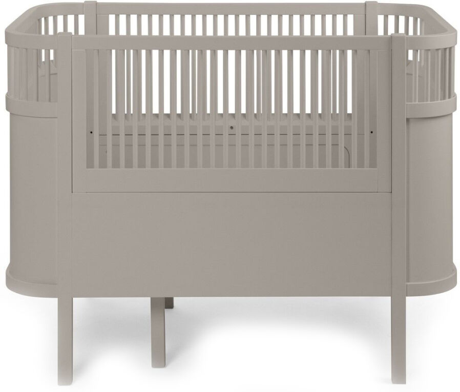 Sebra Baby & Junior Kinderbett höhenverstellbar - jetty beige - Höhe 88 cm - 115x75,8 cm