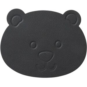 Lind DNA BEAR Nupo KIDS Glasuntersetzer - anthracite - 1 Stück - Ø 12 cm, 9x11x0,16 cm