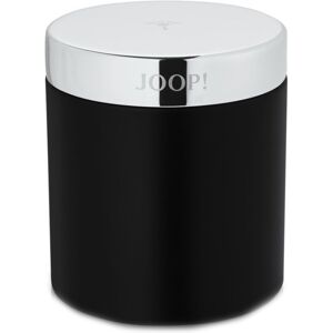 JOOP! CHROMELINE Mehrzweckdose klein - Chrom / Black - ø 8 cm - Höhe 10,5 cm