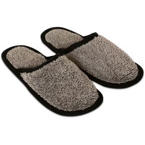 Möve Sauna Pantoffeln - nature/black - 42-44