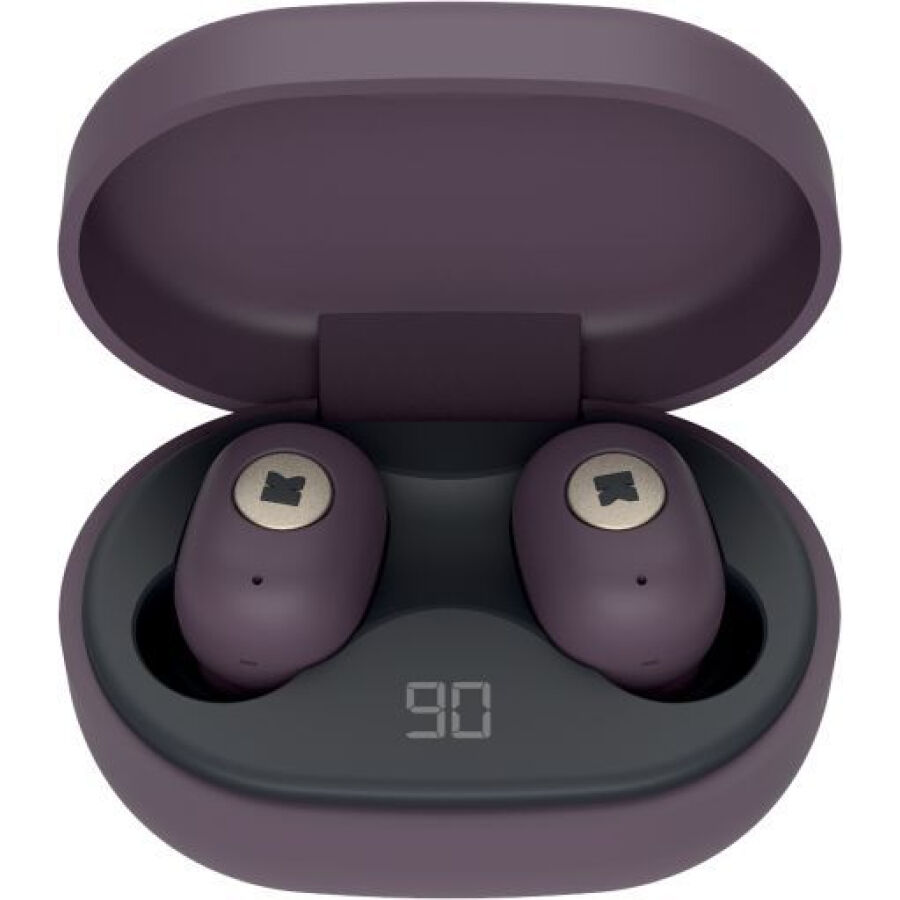 KREAFUNK aBEAN Bluetooth Kopfhörer - urban plum - 6x4x2,6 cm