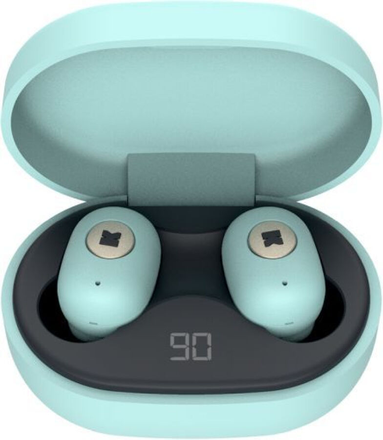 KREAFUNK aBEAN Bluetooth Kopfhörer - easy mint - 6x4x2,6 cm