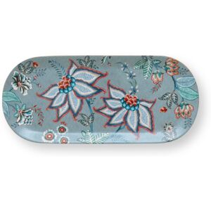 Pip Studio Flower Festival Kuchenplatte - light blue - 15,5x33,3 cm