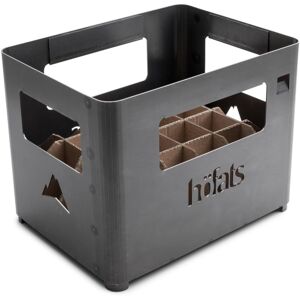 höfats BEER BOX Feuerkorb - schwarz - 38 x 28 x 30 cm