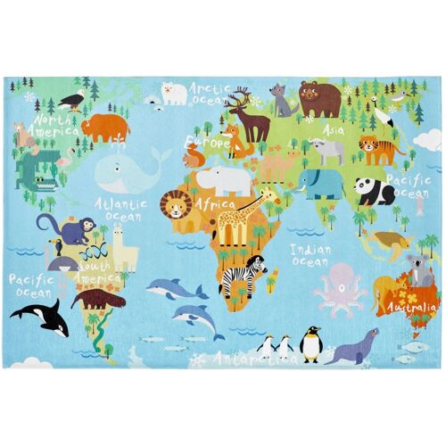 Obsession My Torino Kids Kinder- & Spielteppich - world map - 80x120 cm