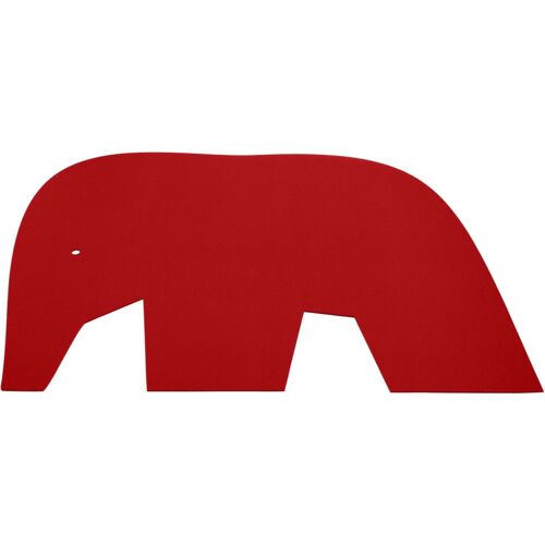 Hey-SIGN ELEFANT Kinderteppich - rot - 120 x 92 x 0,5 cm