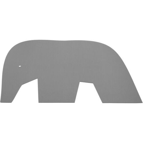 Hey-SIGN ELEFANT Kinderteppich - hellgrau - 120 x 92 x 0,5 cm