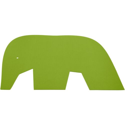 Hey-SIGN ELEFANT Kinderteppich - maigrün - 120 x 92 x 0,5 cm