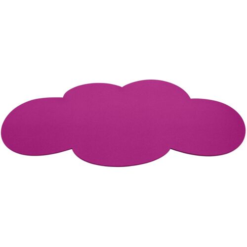 Hey-SIGN WOLKE Kinderteppich - pink - 120 x 69 x 0,5 cm