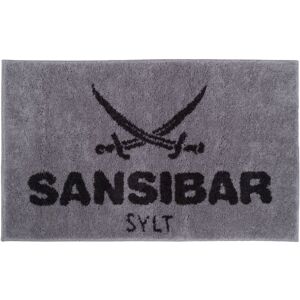 Sansibar Sylt Badvorleger - anthrazit/silber - 60x100 cm